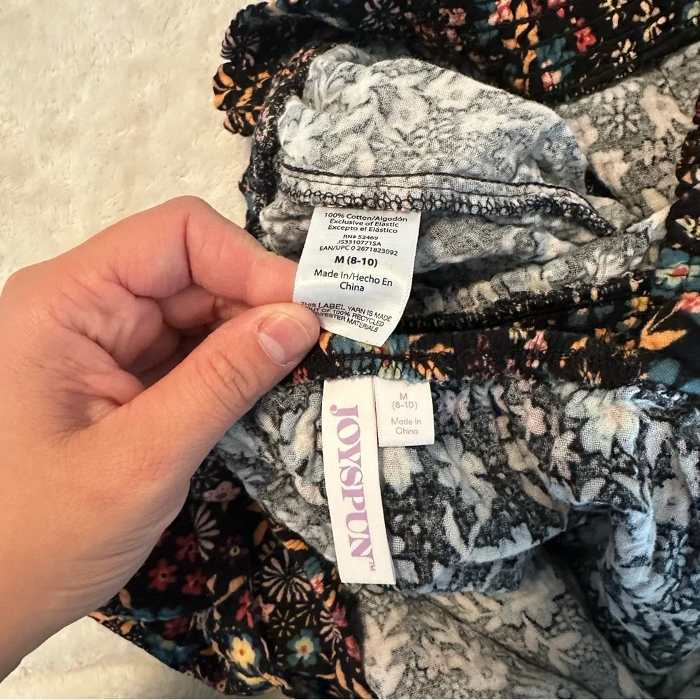 Joyspun Cotton Muslin PJ Lot - Floral, Tan, and Teal Sets sz Med - Picture 2 of 4